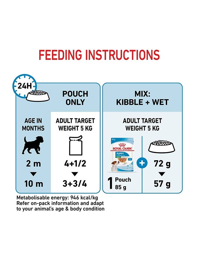 رويال كانين طعام رطب للجراء الصغيرة في مرق اللحم - 85 غرام - Image 2